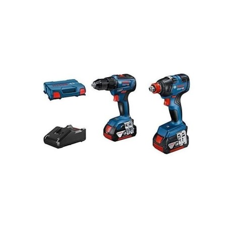 COMBO KIT 2 OUTILS 18V : GDX 18V-200 + GSR 18V-55 + GBA 18V 2x4,0Ah +