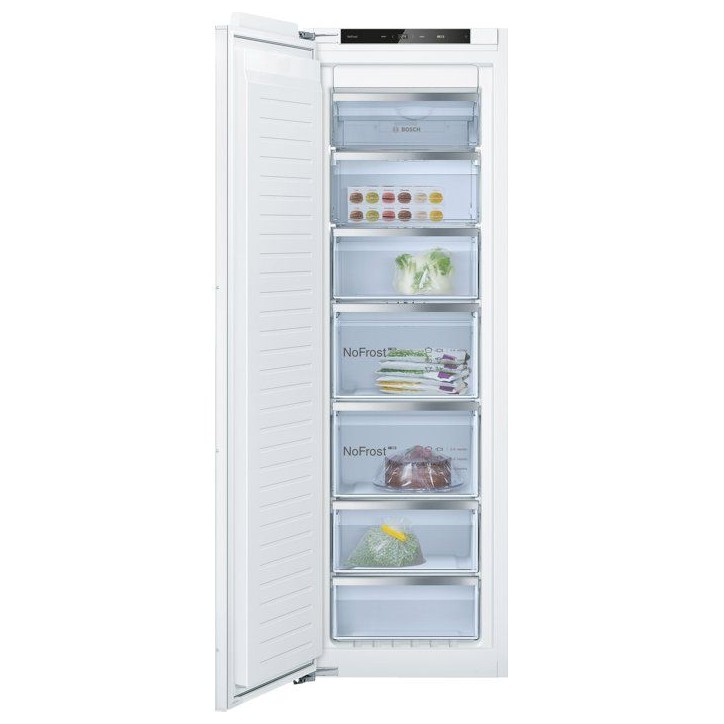 Conglateur encastrable - BOSCH - GIN81VEE0 - NoFrost - 212 litres - 5 tiroirs transparents Conglateur encastrable - BOSCH - GIN81VEE0 - NoFrost - 212 litres - 5 tiroirs transparents