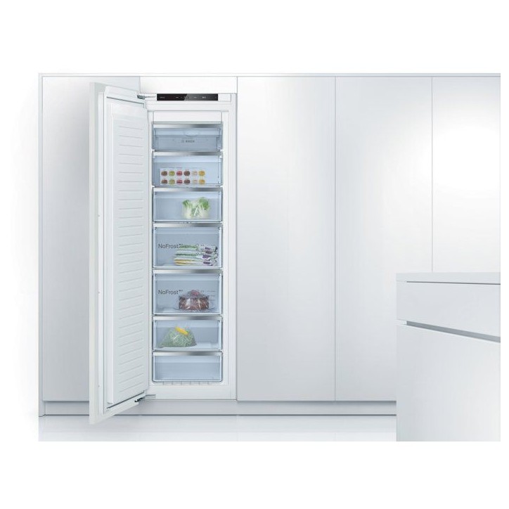 Conglateur encastrable - BOSCH - GIN81VEE0 - NoFrost - 212 litres - 5 tiroirs transparents Conglateur encastrable - BOSCH - GIN81VEE0 - NoFrost - 212 litres - 5 tiroirs transparents
