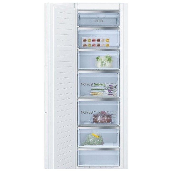 Conglateur encastrable - BOSCH - GIN81VEE0 - NoFrost - 212 litres - 5 tiroirs transparents Conglateur encastrable - BOSCH - GIN81VEE0 - NoFrost - 212 litres - 5 tiroirs transparents
