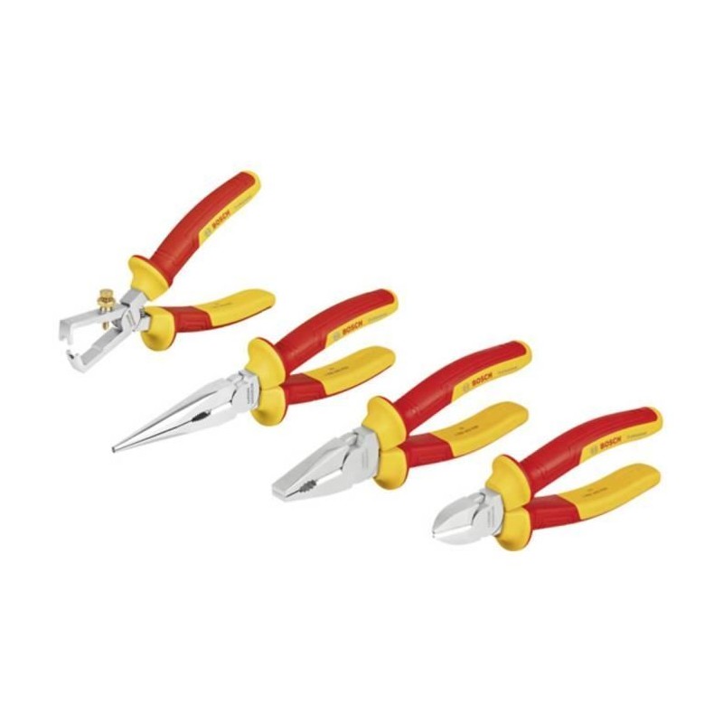 Bosch Professional Set de pinces VDE (4 pieces)