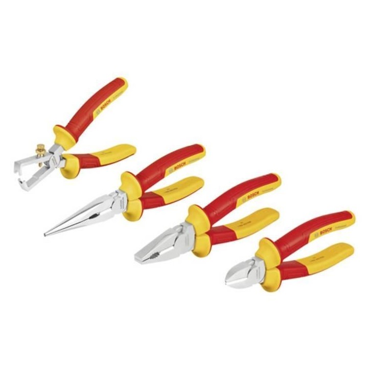 Bosch Professional Set de pinces VDE (4 pieces) Bosch Professional Set de pinces VDE (4 pieces)