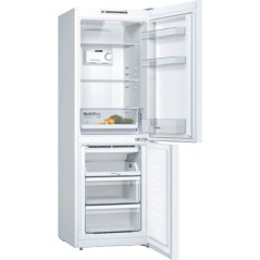 Refrigerateur combiné - BOSCH - KGN33NWEB -282 L - 60 x 66 x 176 cm - Blanc
