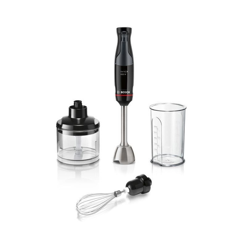 Mixeur plongeant - BOSCH - MSM4B621 - 1000 W - 4 lames aiguiseés - Bo