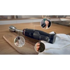 Mixeur plongeant - BOSCH - MSM4B621 - 1000 W - 4 lames aiguiseés - Bo