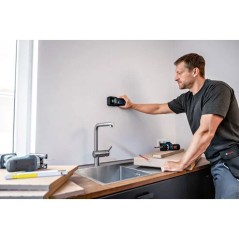 Détecteur mural GMS 120-27 PROFESSIONAL - BOSCH - avec 2 piles (AA) -