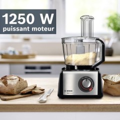 Robot multifonction - BOSCH - B1EMC812S8 - 1250 W - 3,9 L - Variateur