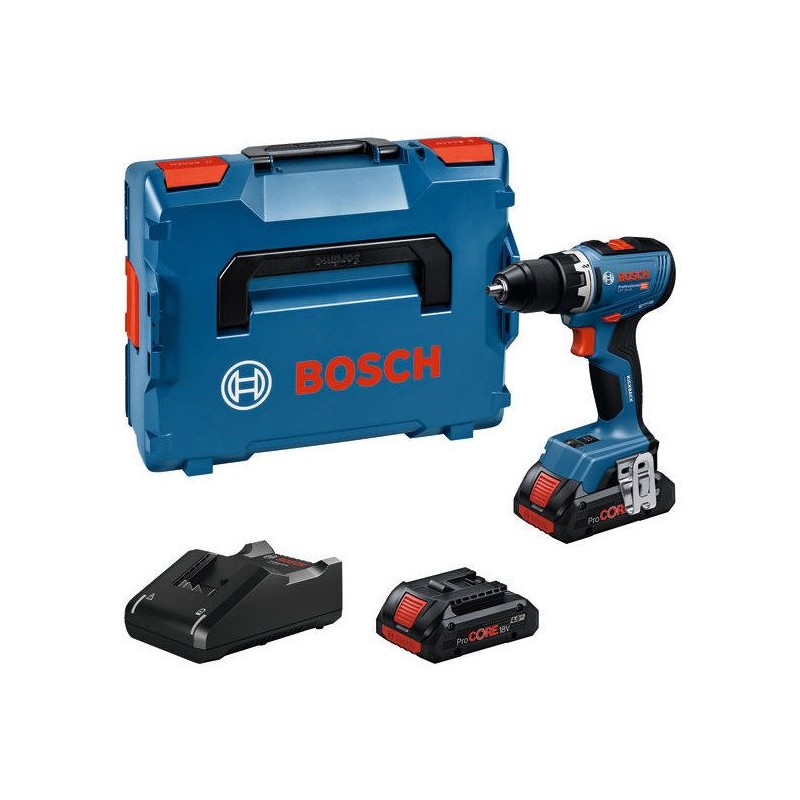 Perceuse-visseuse BOSCH PROFESSIONAL - GSR 18V-65 + Coffret + 2 batter