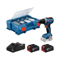 Perceuse-visseuse BOSCH PROFESSIONAL - GSR 18V-65 + 2 batteries 4,0Ah