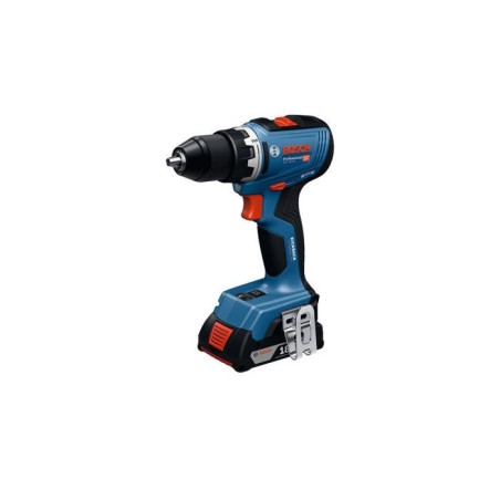 Perceuse-visseuse BOSCH PROFESSIONAL - GSR 18V-65 + 2 batteries 4,0Ah + chargeur + 82 accessoires