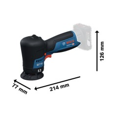 Polisseuse excentrique BOSCH PROFESSIONAL - GPX 12V-77 - 12V -Sans bat