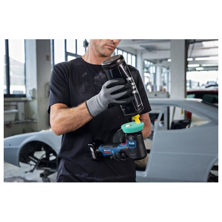 Polisseuse excentrique BOSCH PROFESSIONAL - GPX 12V-77 - 12V -Sans batterie ni chargeur - Avec plateau + tampon a polir 77mm Polisseuse excentrique BOSCH PROFESSIONAL - GPX 12V-77 - 12V -Sans batterie ni chargeur - Avec plateau + tampon a polir 77mm