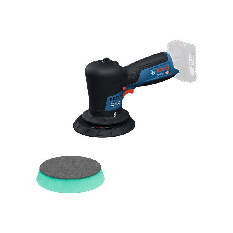 Polisseuse excentrique BOSCH PROFESSIONAL - GPX 12V-125 - 12V -Sans ba