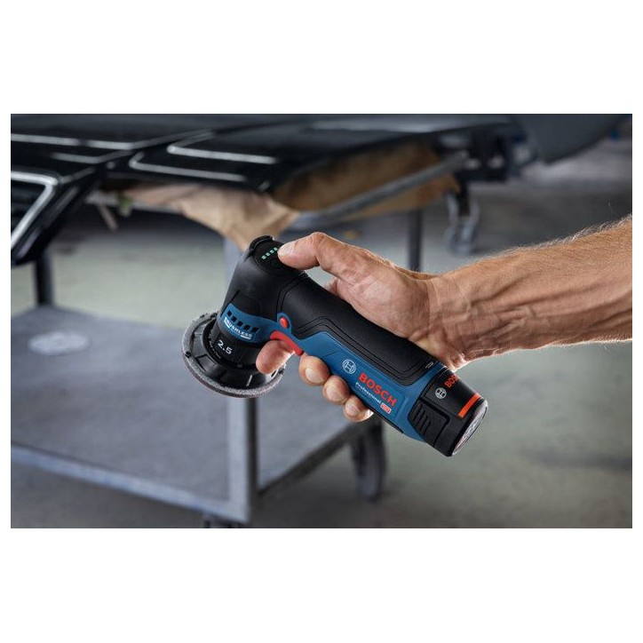 Ponceuse excentrique sans fil BOSCH PROFESSIONAL - GEX 12V-77 - 12V - 77 mm - 3.000 – 8.000 tr/min - Sans accessoires Ponceuse excentrique sans fil BOSCH PROFESSIONAL - GEX 12V-77 - 12V - 77 mm - 3.000 – 8.000 tr/min - Sans accessoires