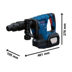 Marteau piqueur sans fil BOSCH PROFESSIONNAL - GSH 18V-5 - SDS max - 8
