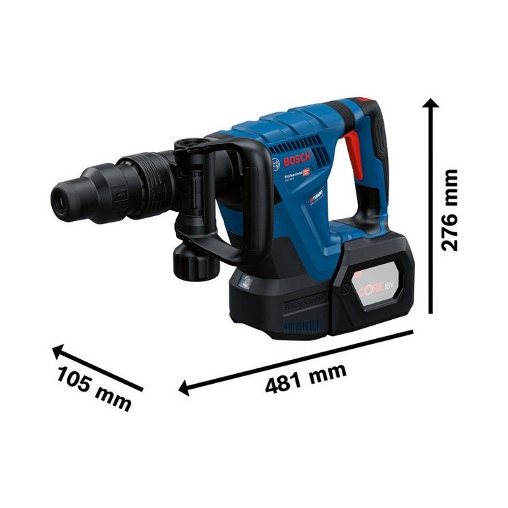 Marteau piqueur sans fil BOSCH PROFESSIONNAL - GSH 18V-5 - SDS max - 8,5 J Marteau piqueur sans fil BOSCH PROFESSIONNAL - GSH 18V-5 - SDS max - 8,5 J