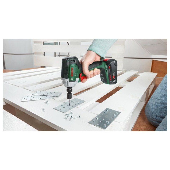 Boulonneuse sans fil BOSCH - UniversalImpactDrive 18V-350 - 18V - 350 Nm - Sans batterie ni chargeur - Avec jeu de douilles x4 Boulonneuse sans fil BOSCH - UniversalImpactDrive 18V-350 - 18V - 350 Nm - Sans batterie ni chargeur - Avec jeu de douilles x4