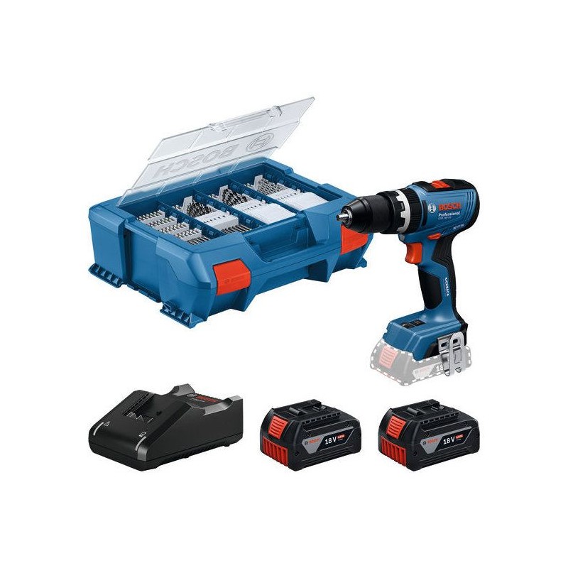 Perceuse a percussion sans fil BOSCH PROFESSIONAL - GSB 18V-65 - 18V -
