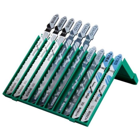 Scie sauteuse filaire BOSCH - PST 900 PEL - 620W - 3100 tr/min - Avec set de 10 lames + mallette