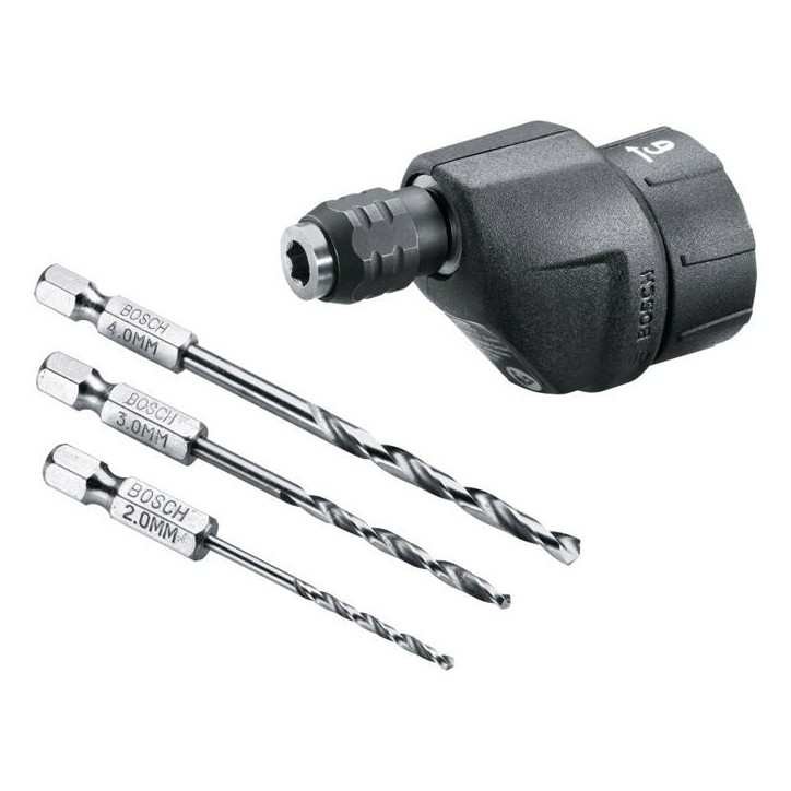 Mandrin excentré Bosch - Adaptateur pour perceuse/visseuse IXO avec jeu de forets