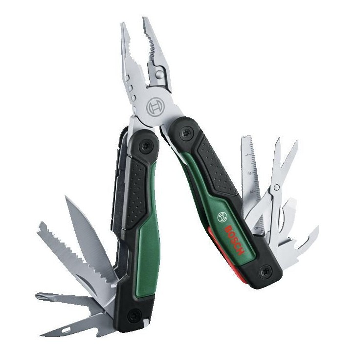 Bosch Outil multifonctions 16-en-1 (acier inox fonction verrouillage Softgrip 16 fonctions)