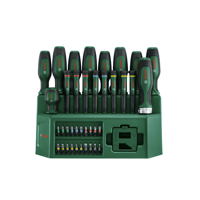 Jeu de 39 tournevis a embout de précision BOSCH