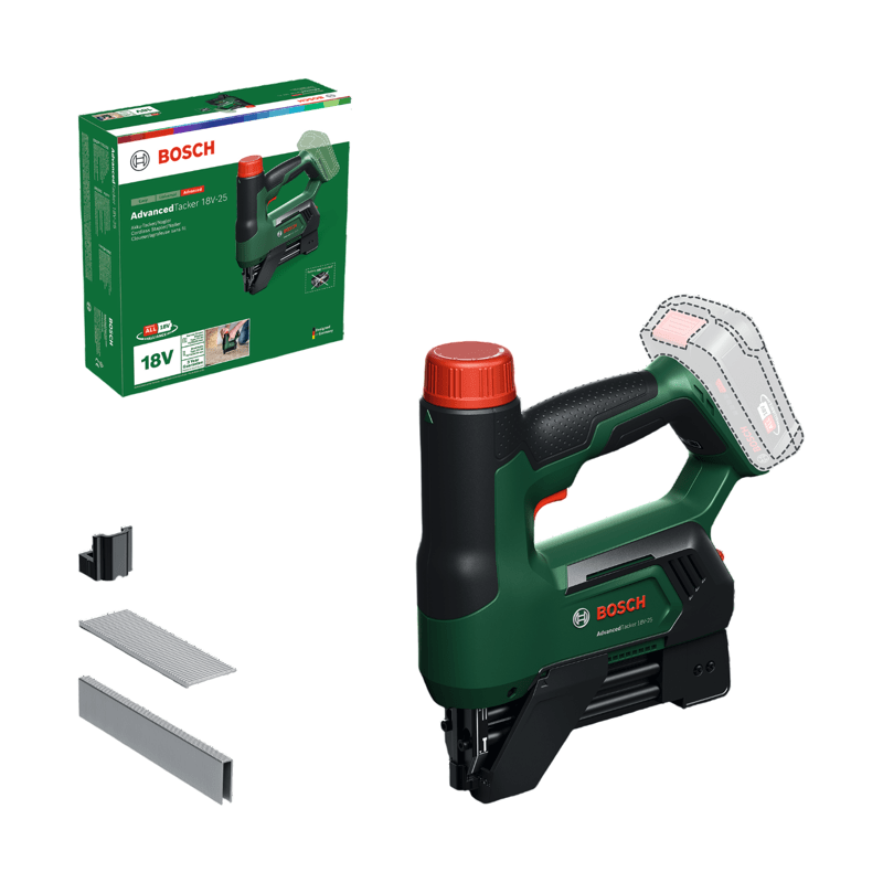 Agrafeuse/cloueur sans fil 2 en 1 BOSCH - AdvancedTacker 18V-25 - 18V