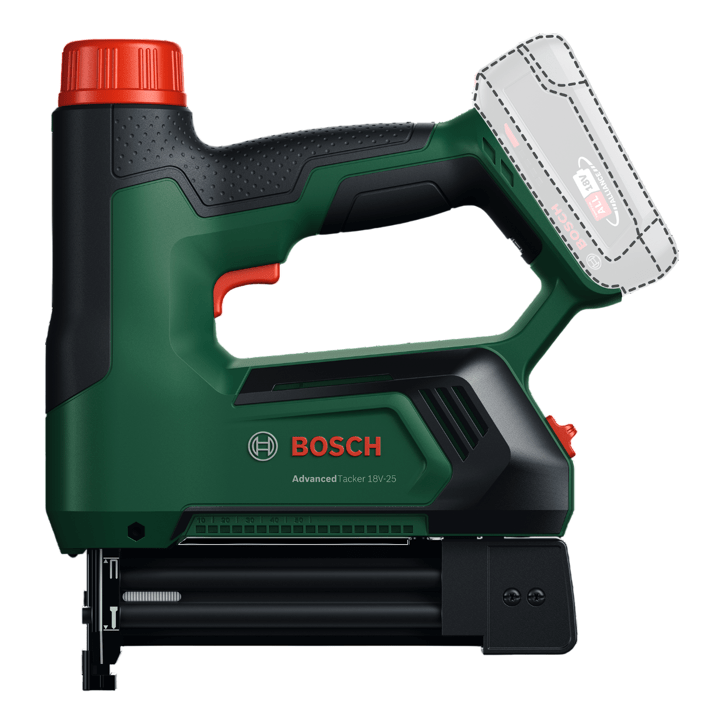 Agrafeuse/cloueur sans fil 2 en 1 BOSCH - AdvancedTacker 18V-25 - 18V - 30 cps/min - Sans batterie ni chargeur Agrafeuse/cloueur sans fil 2 en 1 BOSCH - AdvancedTacker 18V-25 - 18V - 30 cps/min - Sans batterie ni chargeur