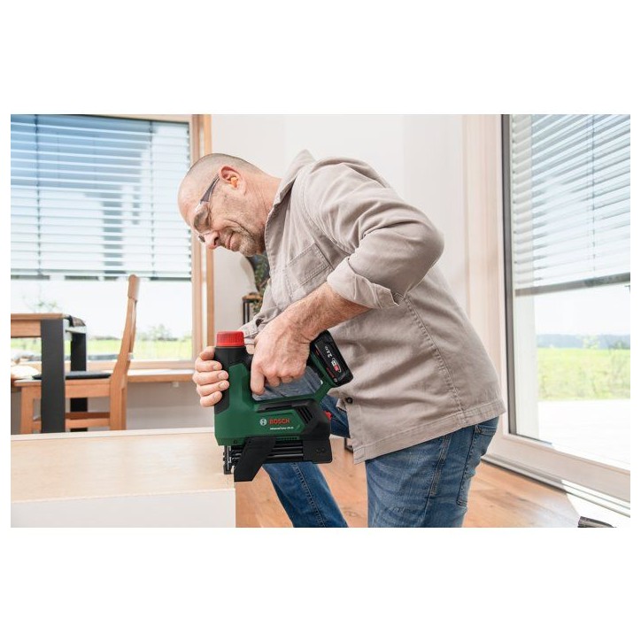Agrafeuse/cloueur sans fil 2 en 1 BOSCH - AdvancedTacker 18V-25 - 18V - 30 cps/min - Sans batterie ni chargeur Agrafeuse/cloueur sans fil 2 en 1 BOSCH - AdvancedTacker 18V-25 - 18V - 30 cps/min - Sans batterie ni chargeur