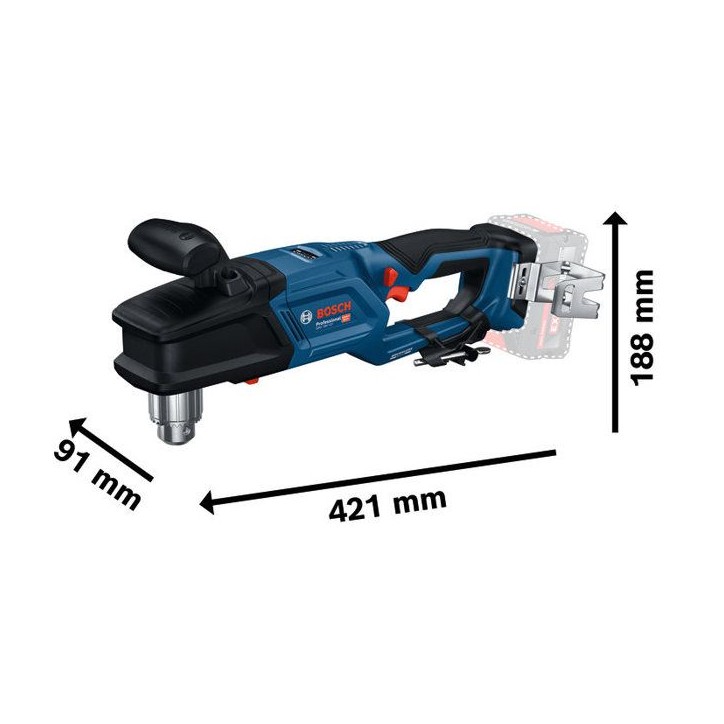 Perceuse d'angle sans fil BOSCH PROFESSIONAL - GRD 18V-127- 18V - Sans batterie ni chargeur Perceuse d'angle sans fil BOSCH PROFESSIONAL - GRD 18V-127- 18V - Sans batterie ni chargeur