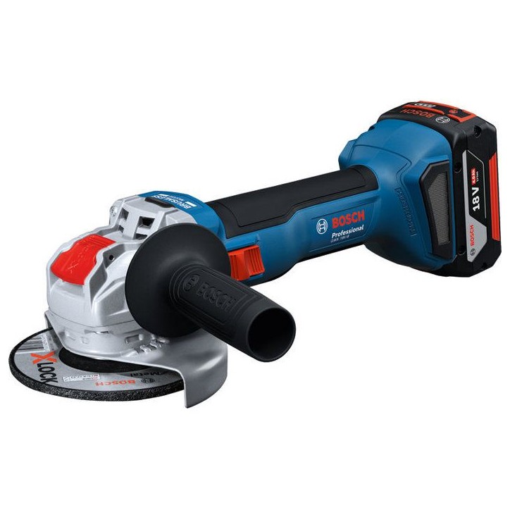 Meuleuse angulaire sans fil BOSCH PROFESSIONAL - GWX 18V-8 - 18V - 125mm - Avec 2 batteries GBA 4,0Ah + GAL 1840 L X-LOCK Meuleuse angulaire sans fil BOSCH PROFESSIONAL - GWX 18V-8 - 18V - 125mm - Avec 2 batteries GBA 4,0Ah + GAL 1840 L X-LOCK