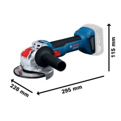 Meuleuse angulaire sans fil BOSCH PROFESSIONAL - GWX 18V-8 - 18V - 125