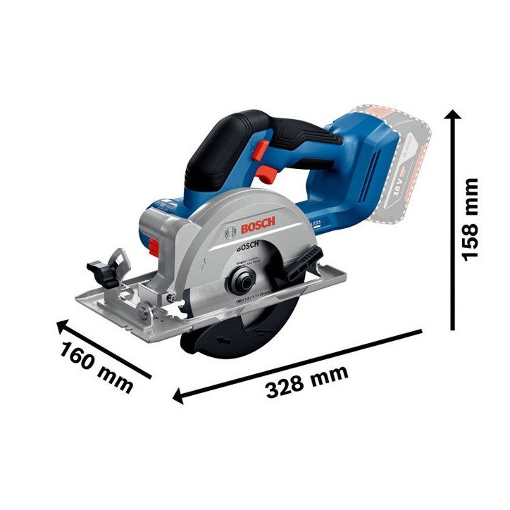Scie circulaire sans fil BOSCH PROFESSIONAL - GKS 18V-51 - 18V - 140 mm - Avec 1 lame de scie Scie circulaire sans fil BOSCH PROFESSIONAL - GKS 18V-51 - 18V - 140 mm - Avec 1 lame de scie