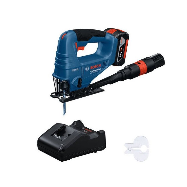 Scie sauteuse sans fil BOSCH PROFESSIONAL - GST 18V-95 B - 18V - 20 mm - Avec batterie GBA 18V 4,0Ah + chargeur Scie sauteuse sans fil BOSCH PROFESSIONAL - GST 18V-95 B - 18V - 20 mm - Avec batterie GBA 18V 4,0Ah + chargeur