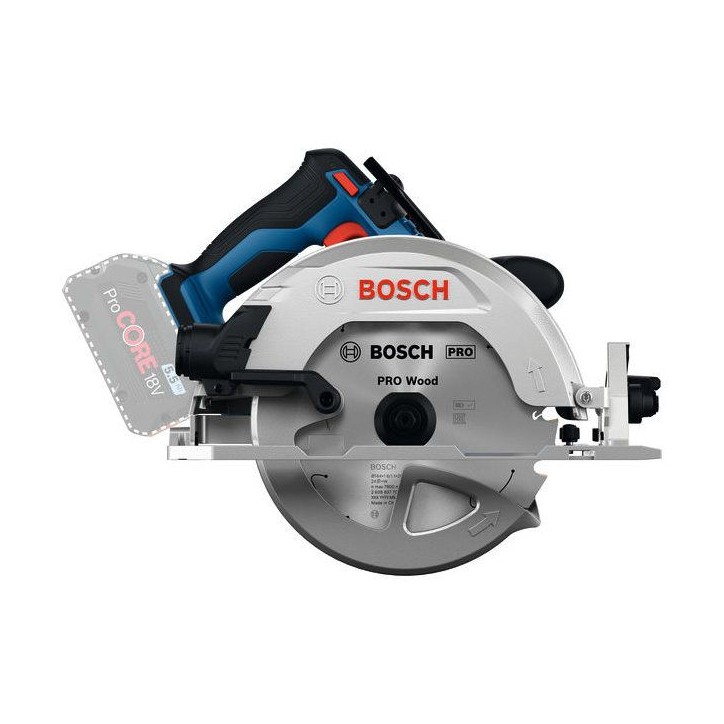 Scie circulaire sans fil BOSCH PROFESSIONAL - GKS 18V-68-2 - 18V - 190 mm - Butée parrallele + lame de scie pour bois Scie circulaire sans fil BOSCH PROFESSIONAL - GKS 18V-68-2 - 18V - 190 mm - Butée parrallele + lame de scie pour bois