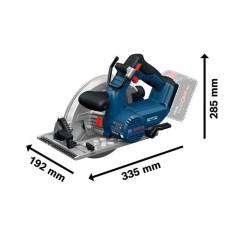 Scie circulaire sans fil BOSCH PROFESSIONAL - GKS 18V-68-2 - 18V - 190