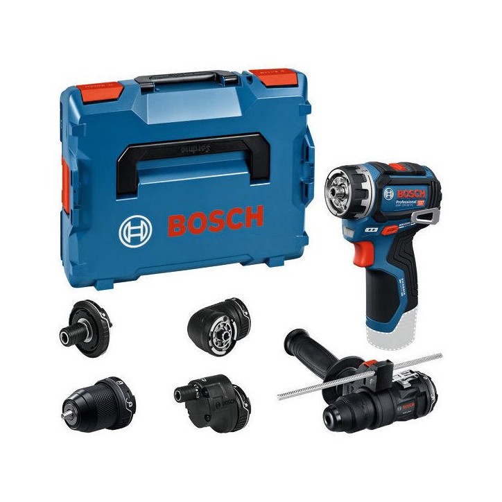Perceuse-visseuse sans fil BOSCH PROFESSIONAL - Flexiclick GSR 12V-32 FC - Sans batterie ni chargeur - Avec accessoires Perceuse-visseuse sans fil BOSCH PROFESSIONAL - Flexiclick GSR 12V-32 FC - Sans batterie ni chargeur - Avec accessoires