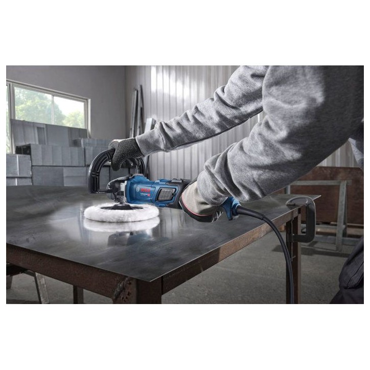 Polisseuse rotative BOSCH PROFESSIONAL - GPO 14-180 S - 1400W - 180 mm - Poignée en D + poignée auxiliaire Polisseuse rotative BOSCH PROFESSIONAL - GPO 14-180 S - 1400W - 180 mm - Poignée en D + poignée auxiliaire