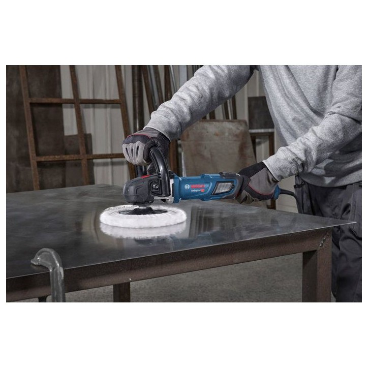 Polisseuse rotative BOSCH PROFESSIONAL - GPO 14-180 S - 1400W - 180 mm - Poignée en D + poignée auxiliaire Polisseuse rotative BOSCH PROFESSIONAL - GPO 14-180 S - 1400W - 180 mm - Poignée en D + poignée auxiliaire