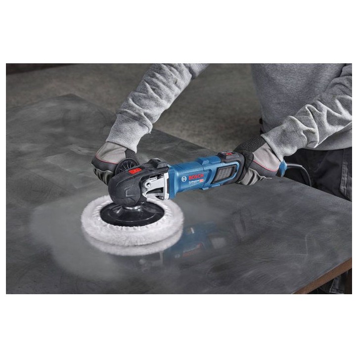 Polisseuse rotative BOSCH PROFESSIONAL - GPO 14-180 S - 1400W - 180 mm - Poignée en D + poignée auxiliaire Polisseuse rotative BOSCH PROFESSIONAL - GPO 14-180 S - 1400W - 180 mm - Poignée en D + poignée auxiliaire