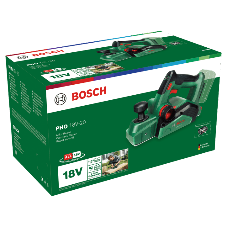 Rabot sans fil BOSCH - PHO 18V-20 - 82 mm Rabot sans fil BOSCH - PHO 18V-20 - 82 mm