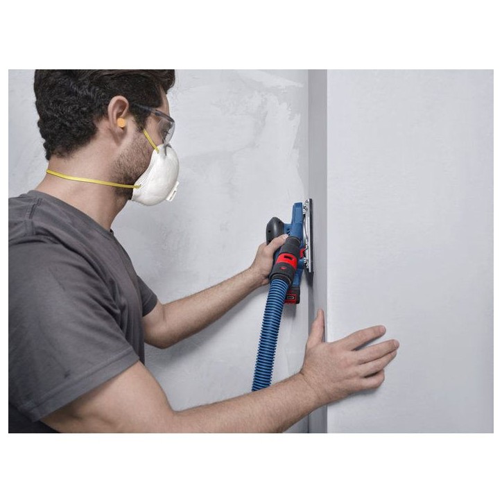 Ponceuse vibrante sans fil BOSCH PROFESSIONAL - GSS18V-18 - Sac a poussiere + feuille abrasive Ponceuse vibrante sans fil BOSCH PROFESSIONAL - GSS18V-18 - Sac a poussiere + feuille abrasive