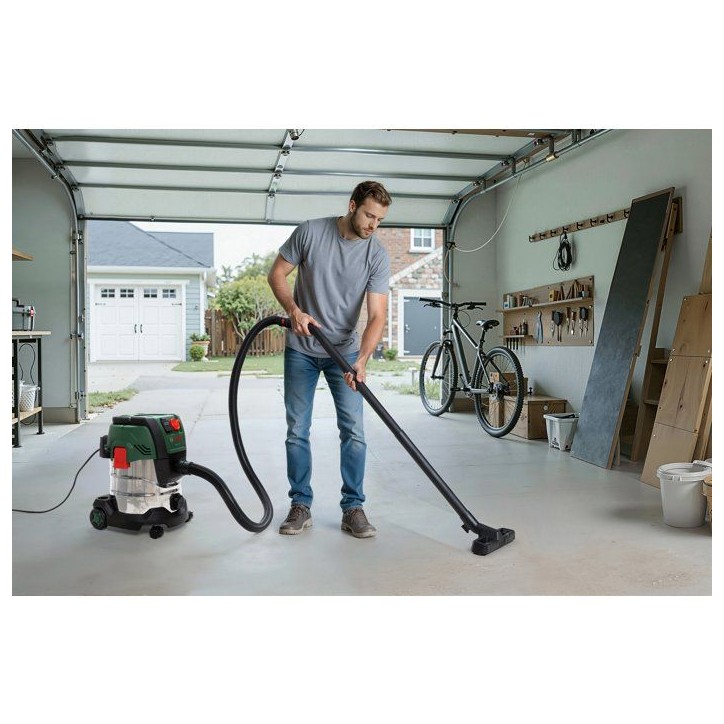 Aspirateur universel BOSCH - PAS 20-220PRS - 1300W - 65 l/s - Réservoir 20L - 220 mbar Aspirateur universel BOSCH - PAS 20-220PRS - 1300W - 65 l/s - Réservoir 20L - 220 mbar