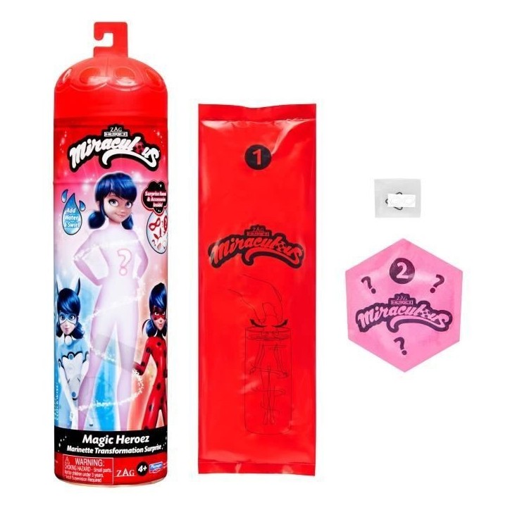 Miraculous Ladybug - Poupée Marinette Color Change 26 cm - BANDAI Miraculous Ladybug - Poupée Marinette Color Change 26 cm - BANDAI