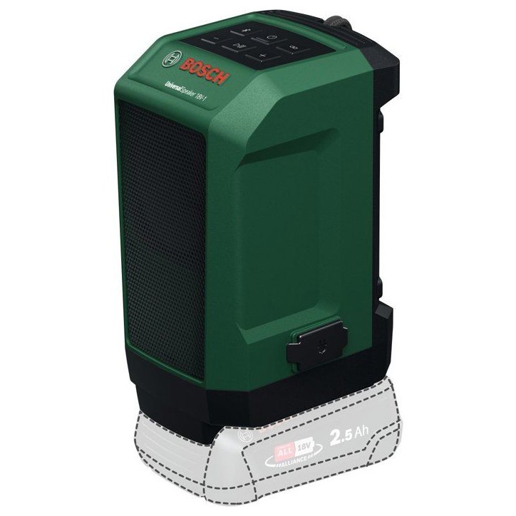 Enceinte bluetooth - BOSCH - UniversalSpeaker 18V-1 - 18V - Sans batterie ni chargeur Enceinte bluetooth - BOSCH - UniversalSpeaker 18V-1 - 18V - Sans batterie ni chargeur