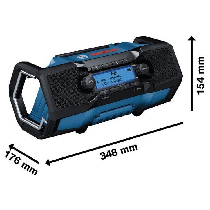 Radio BOSCH PROFESSIONAL - GPB 18V-3 SC - 18V - Sans batterie ni chargeur Radio BOSCH PROFESSIONAL - GPB 18V-3 SC - 18V - Sans batterie ni chargeur