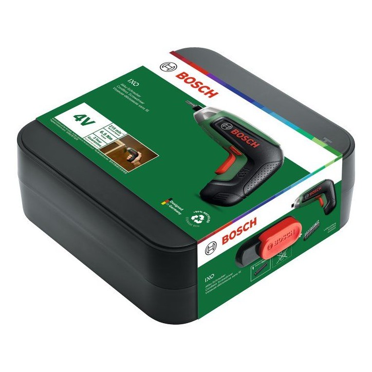 Visseuse sans fil - Bosch - IXO 8 Basic - 06039G4000 - avec 10 embouts et boite de rangement