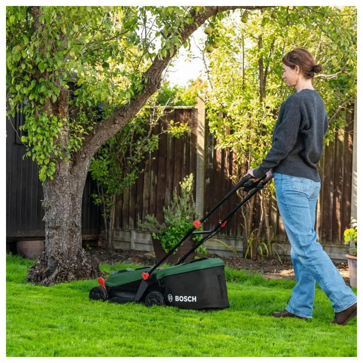 Tondeuse électrique sans fil + batterie 4Ah + chargeur - Bosch - ROTAK18V-32 - 06008B9P00 - 18V - 32cm de coupe