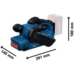 Ponceuse a bande sans fil BOSCH PROFESSIONAL - GBS18V-75 - 18V - 320 /