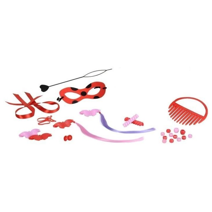 Tete a coiffer Miraculous Ladybug - BANDAI - Rouge - Licence Miraculous - Pour enfant a partir de 4 ans Tete a coiffer Miraculous Ladybug - BANDAI - Rouge - Licence Miraculous - Pour enfant a partir de 4 ans